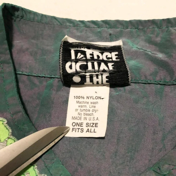 Vintage Surf  Style Body Gear Windbreaker Jacket Iridescent Retro One Size - Picture 5 of 16